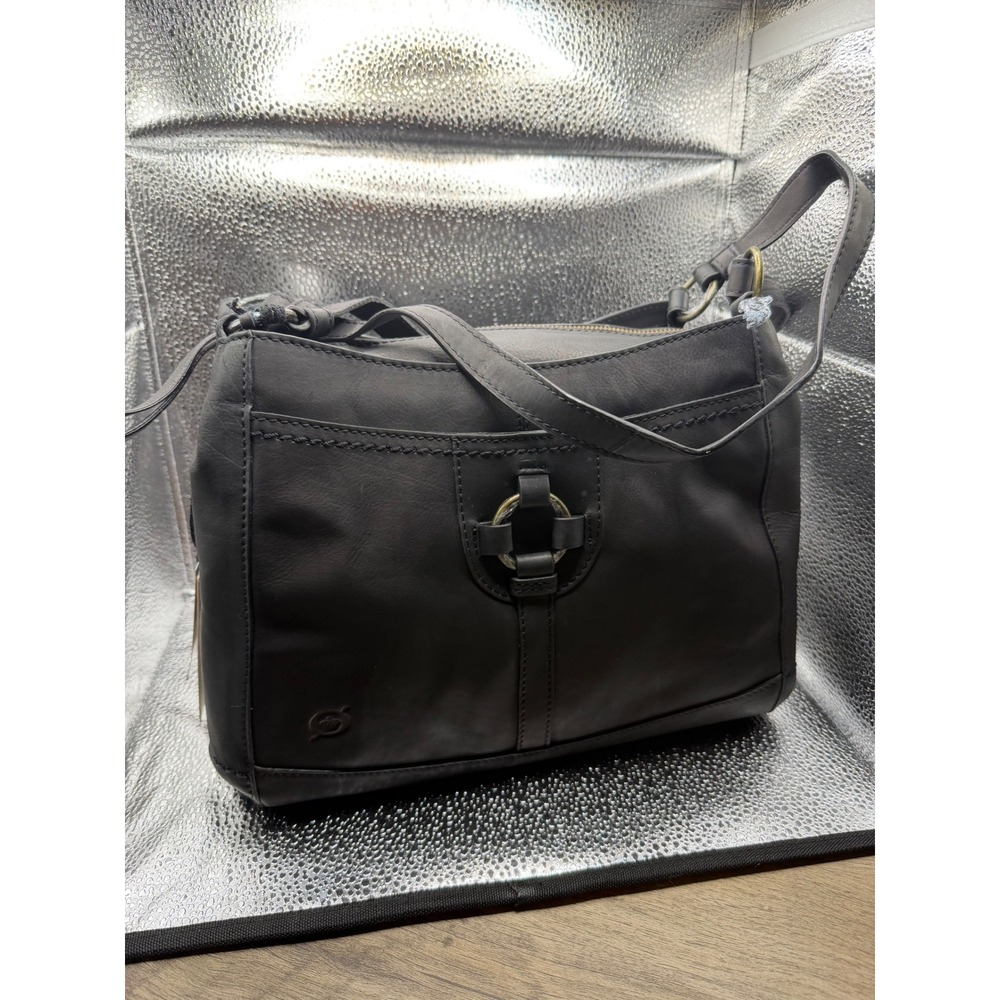 Born Conlan Black Genuine Leather Crossbody Bag Handbag CONLAN01P-42-AB1 NEW